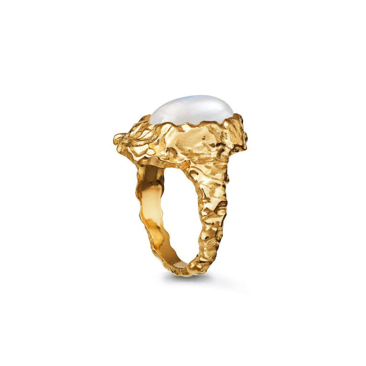 Maanesten Gudinde Ring Med Månesten - 35351A – produktbillede 2