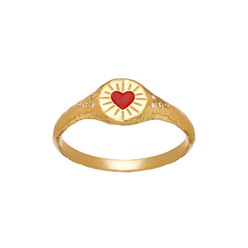 Maanesten Hayali Ring m. Hjerte – 4838A-001