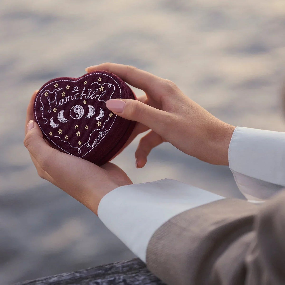 Maanesten Heart Jewelry Box Maroon - Valentine 2026 – 4207