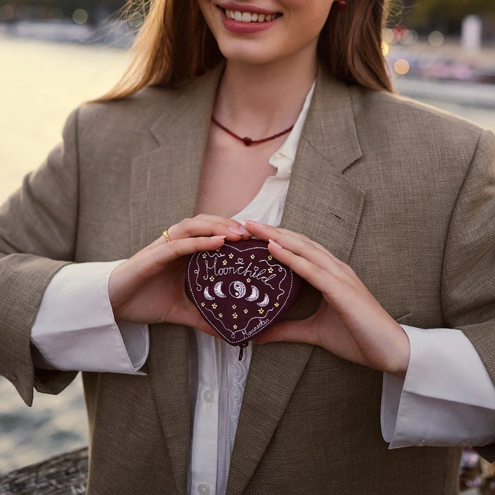 Maanesten Heart Jewelry Box Maroon - Valentine 2026 – produktbillede 2