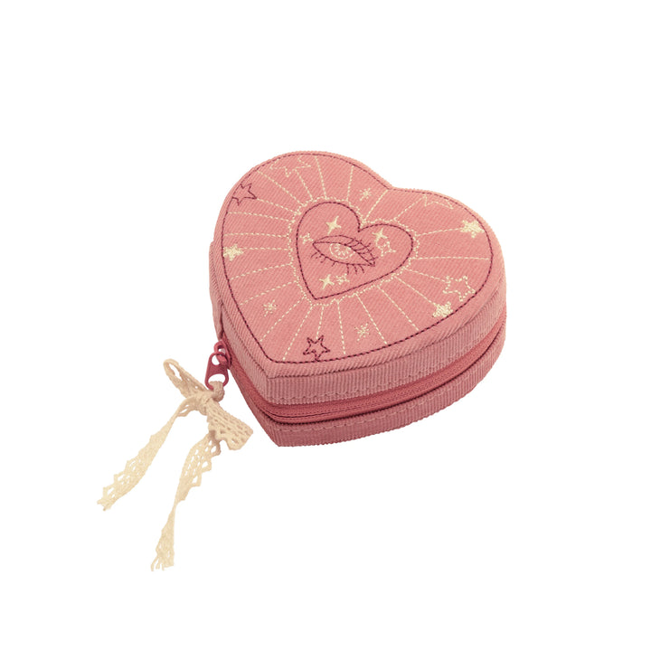 Maanesten Heart Smykkeskrin i Pink Theatre Magic – 4109-Onesize