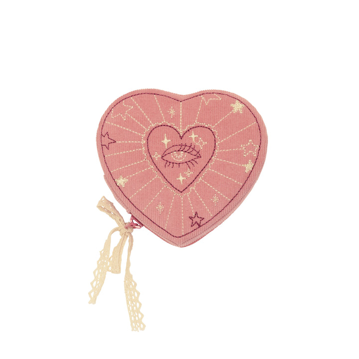 Maanesten Heart Smykkeskrin i Pink Theatre Magic – produktbillede 2