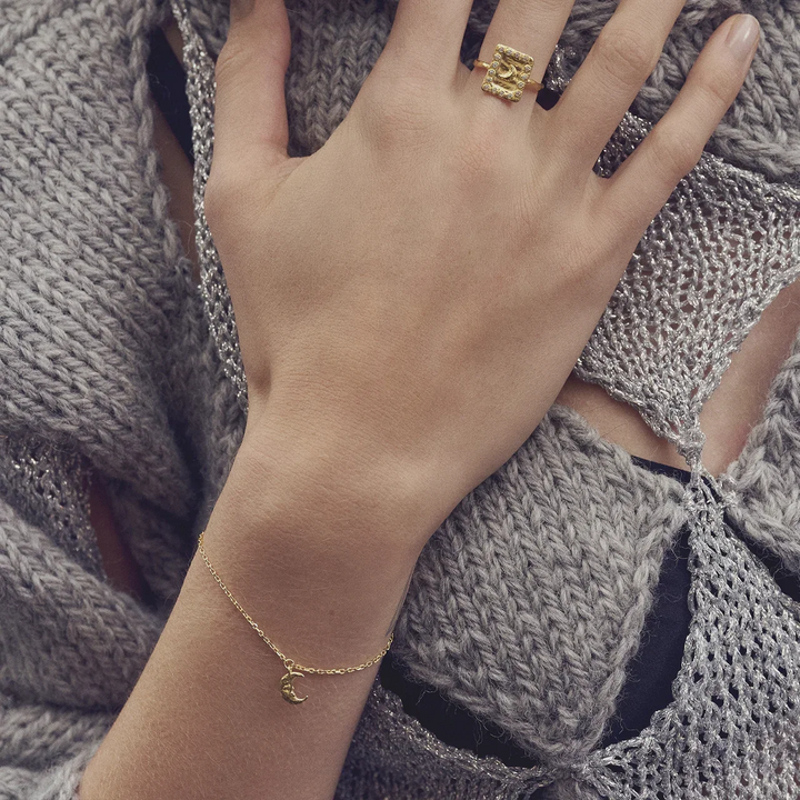 Maanesten Laura Forgyldt Armbånd – produktbillede 2