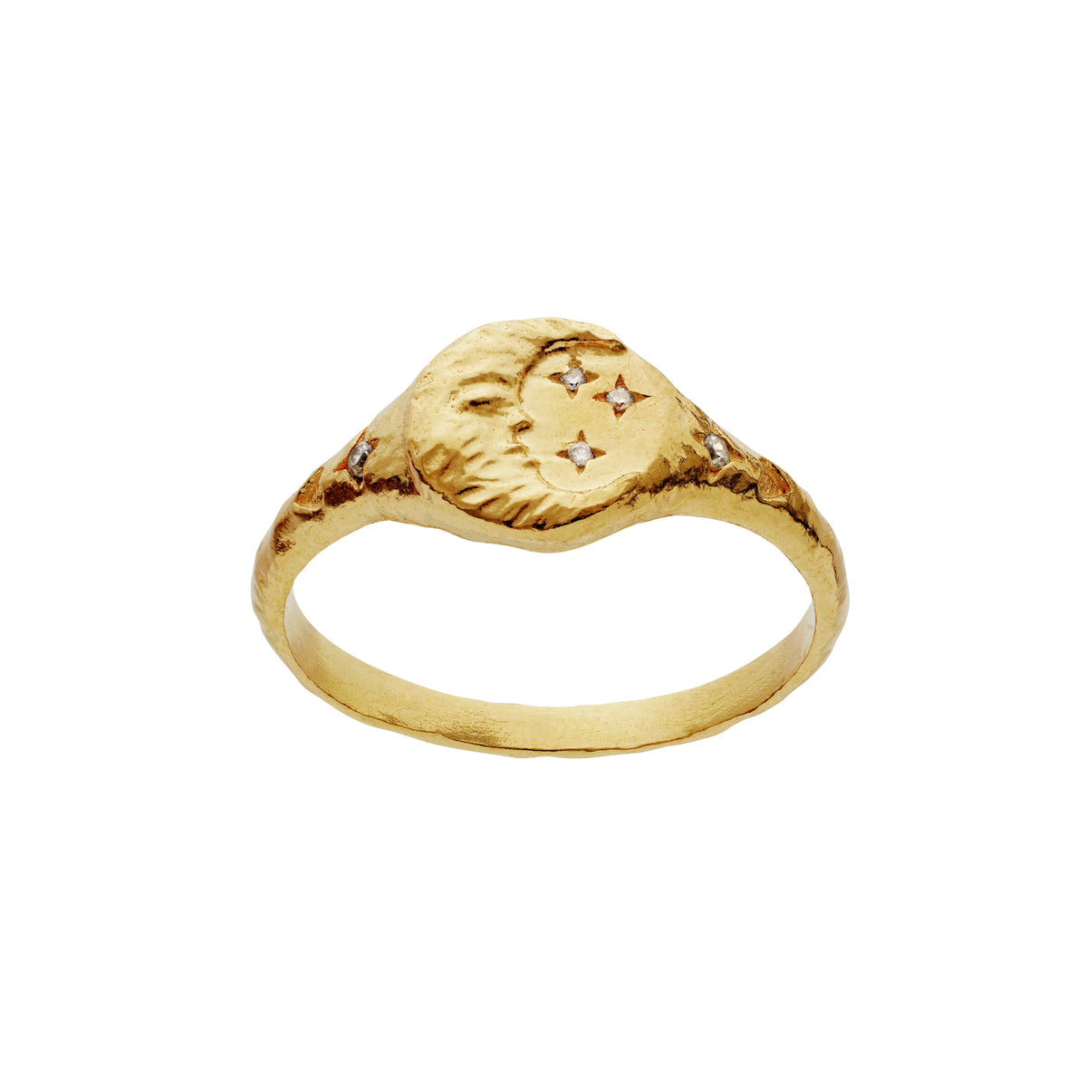 Maanesten Magdalena Forgyldt Ring – 4871A-001