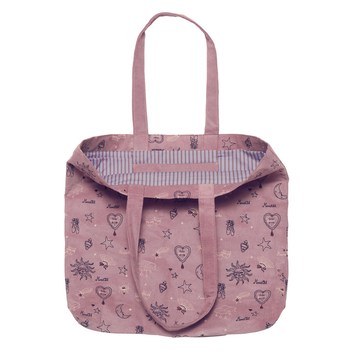 Maanesten Magic Corduroy Totebag Theatre Magical Purple – produktbillede 2