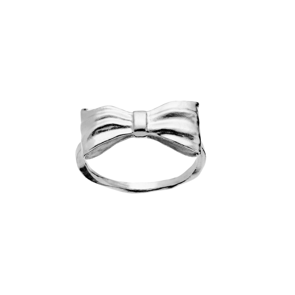 Maanesten Satin Sølv Ring Sløjfe – 4832C-003