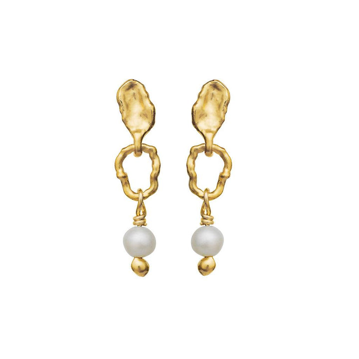 Maanesten Seraphine Øreringe 18 kt. forgyldt - 9728A – 9728A