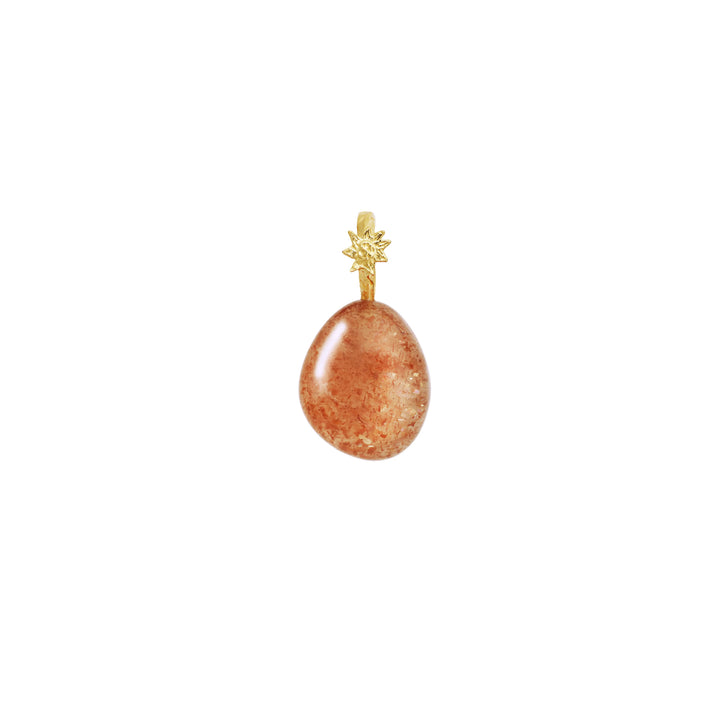 Maanesten Sunstone Fire Spirit Pendant Vedhæng- Forgyldt – 2829A