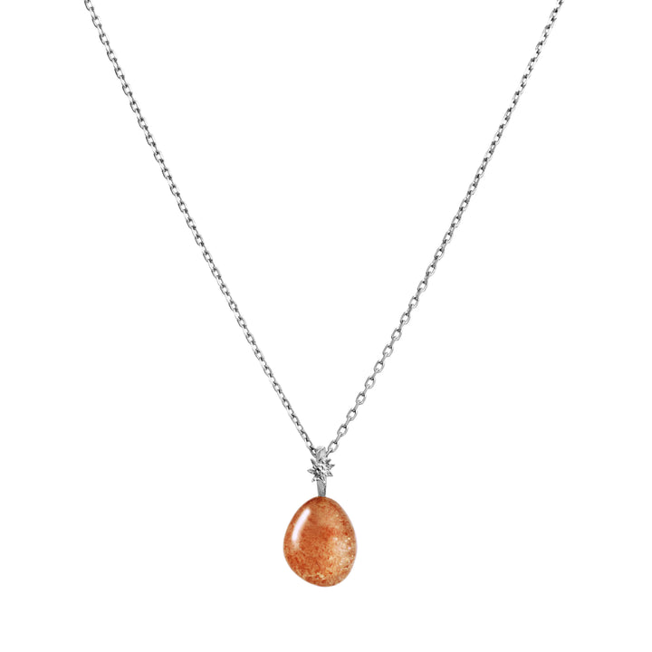 Maanesten Sunstone Fire Spirit Pendant Vedhæng- Sølv – produktbillede 2