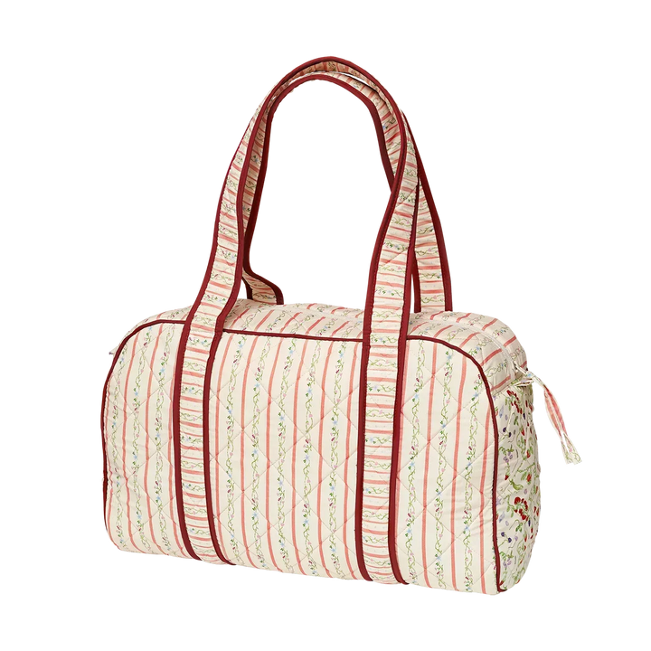 Maanesten Suvi Quilted Bag Summer Stripes Peach – produktbillede 2
