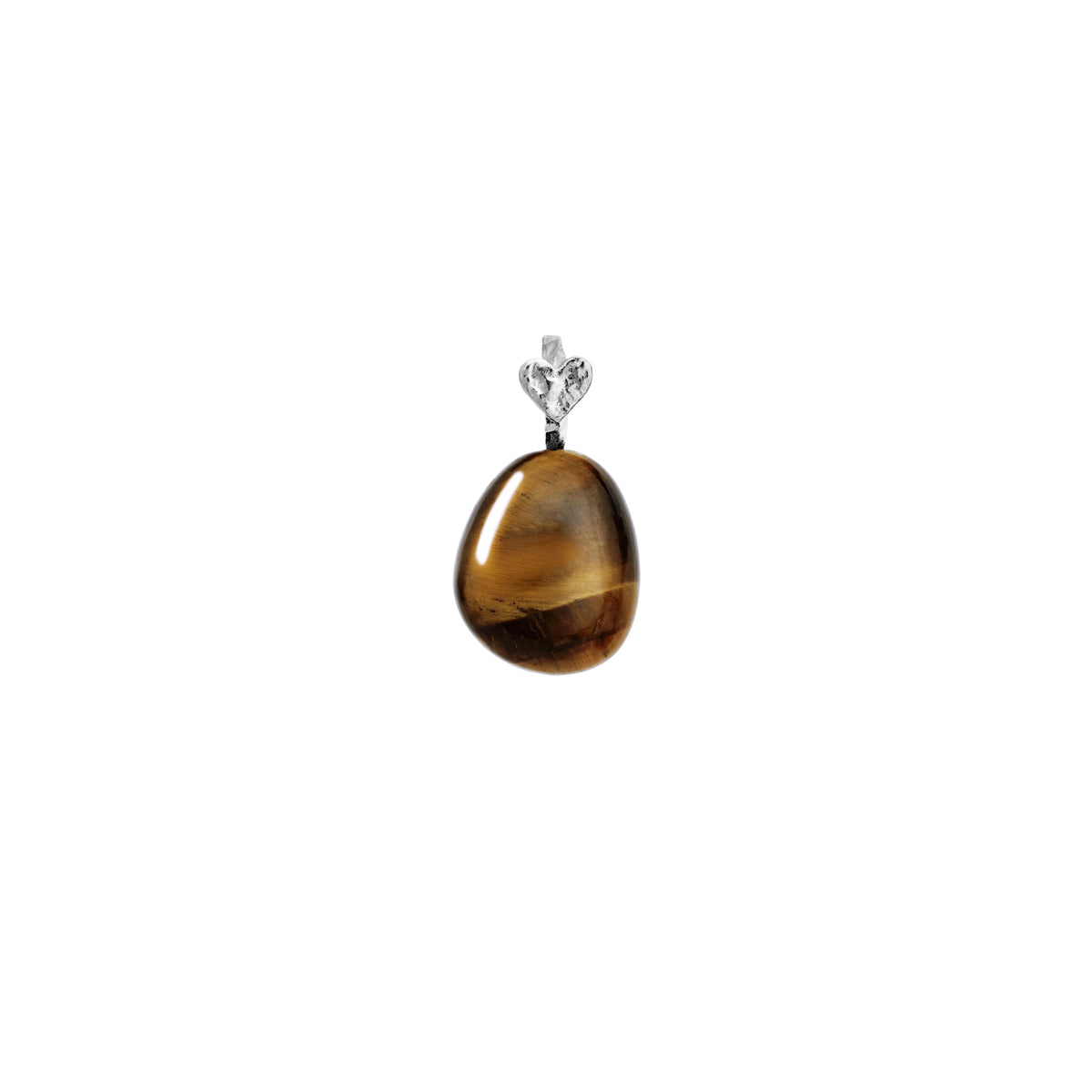 Maanesten Tiger Eye Earth Spirit Pendant Vedhæng - Sølv – 2830C