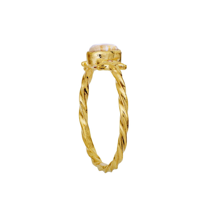 Maanesten Ula Ring Forgyldt – produktbillede 2