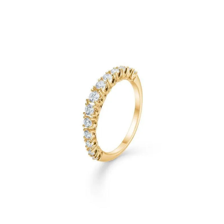 Forlovelsesring Crown Princess i 14 kt guld med 0,50 ct brillanter – produktbillede 2