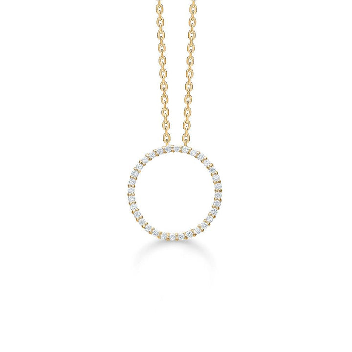 Mads Z 14kt Diamond Halo Vedhæng 0.20ct W.Si – 1531026