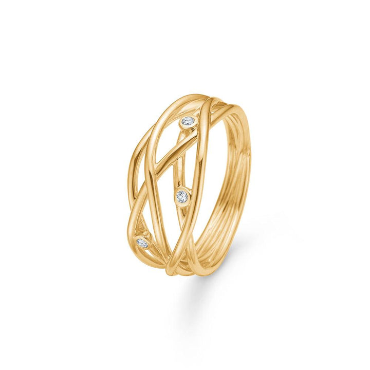 Mads Z 14kt Diamond Nest Ring 0.045ct W.si – 1541096-001