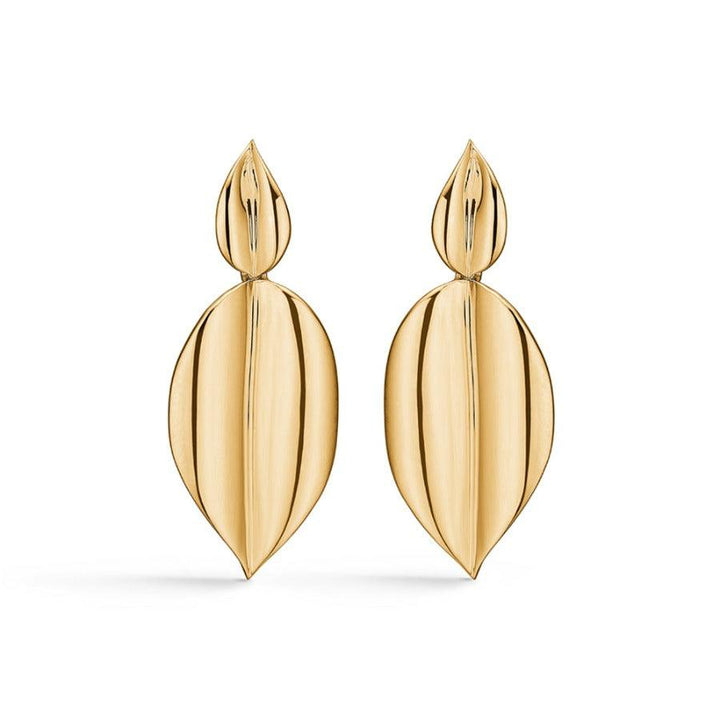 Mads Z 14kt Folding Drop Øreringe – 1510101