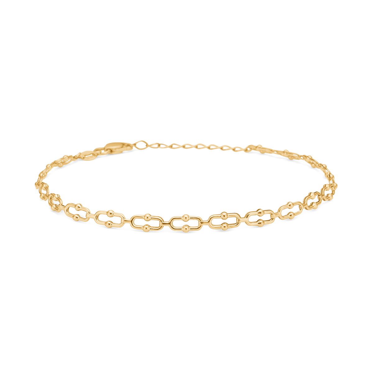 Mads Z 8kt Guld Armbånd Med Ovale Led – 3350506