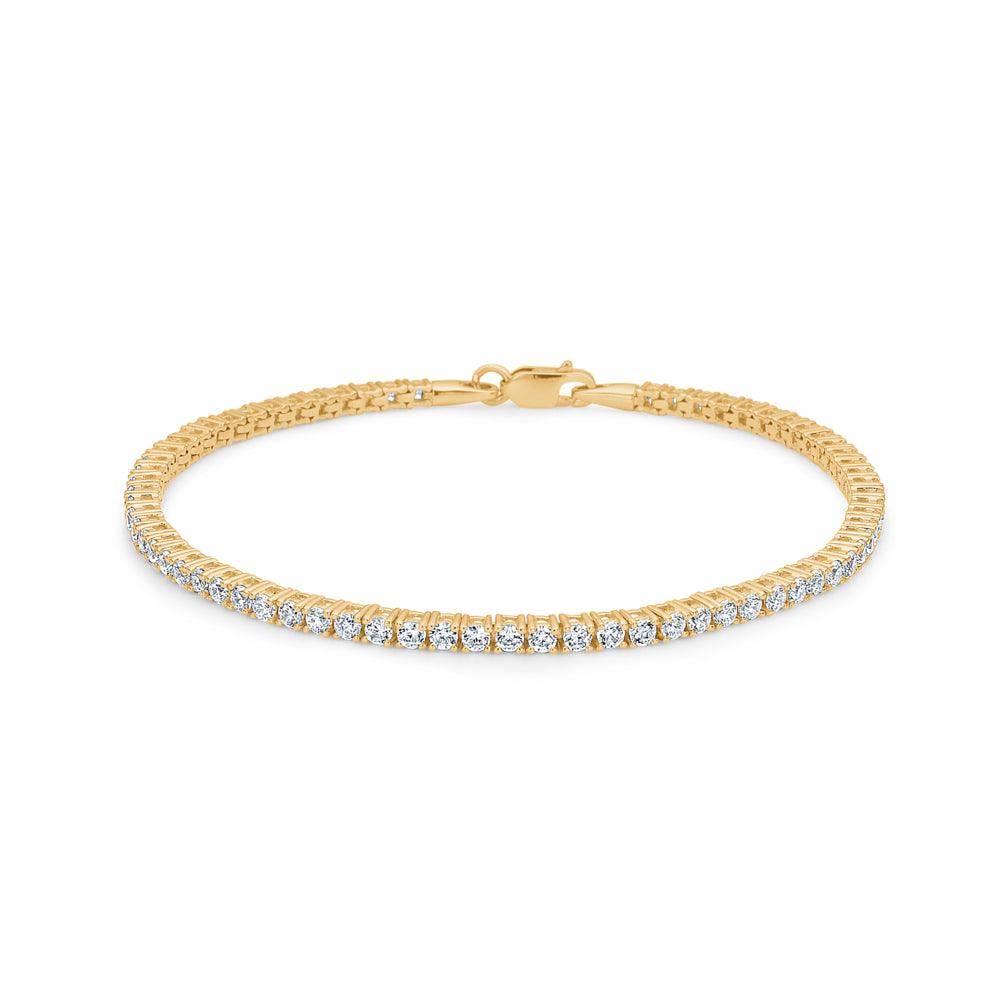 Mads Z 8kt Tennis Armbånd Med Zirkonia – 3357004-001