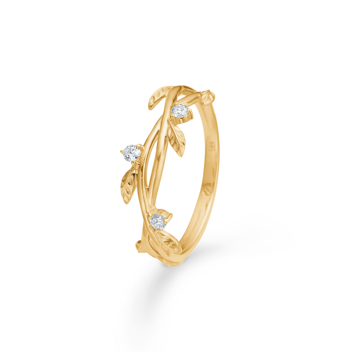 Mads Z Aura 14kt Guld Ring 0.10ct W.Si – 1541102-001