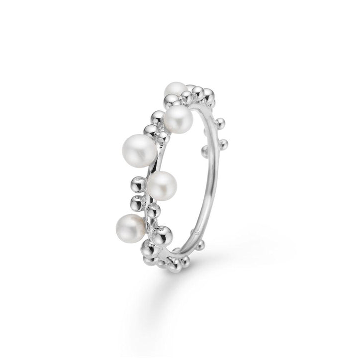 Mads Z Bubbles N'Pearls Sølv Ring – 2143166-001
