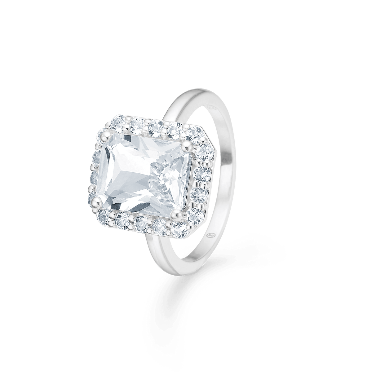 Mads Z Celestial by Medina Sølv Ring med Hvid Topas – 3146900-001