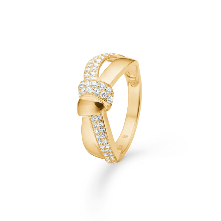 Mads Z Darcy 8kt Guld Ring m. Zirkonia – 3347019-001