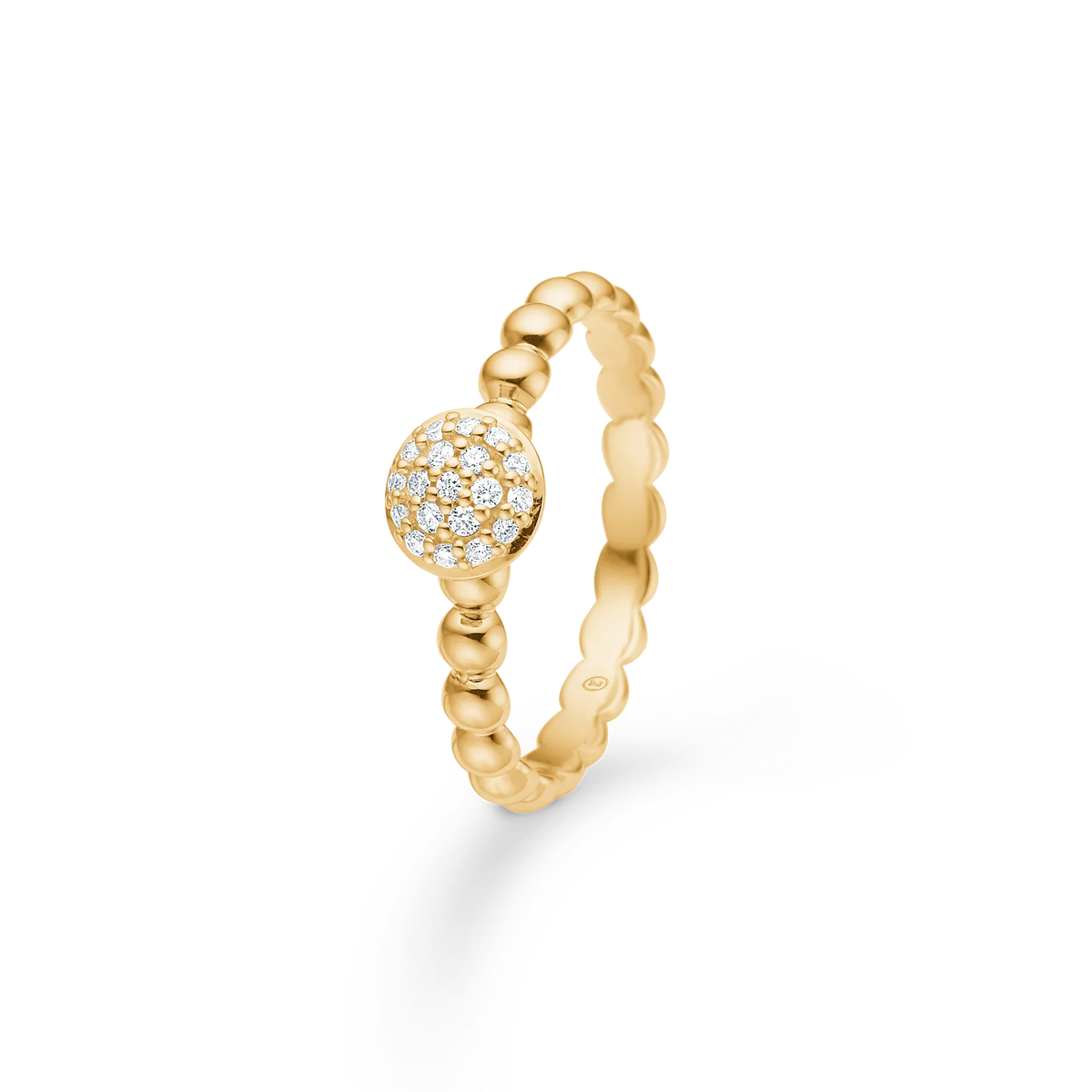 Mads Z Dome 14kt Guld Ring 0.10ct W.Si – 1541009-001