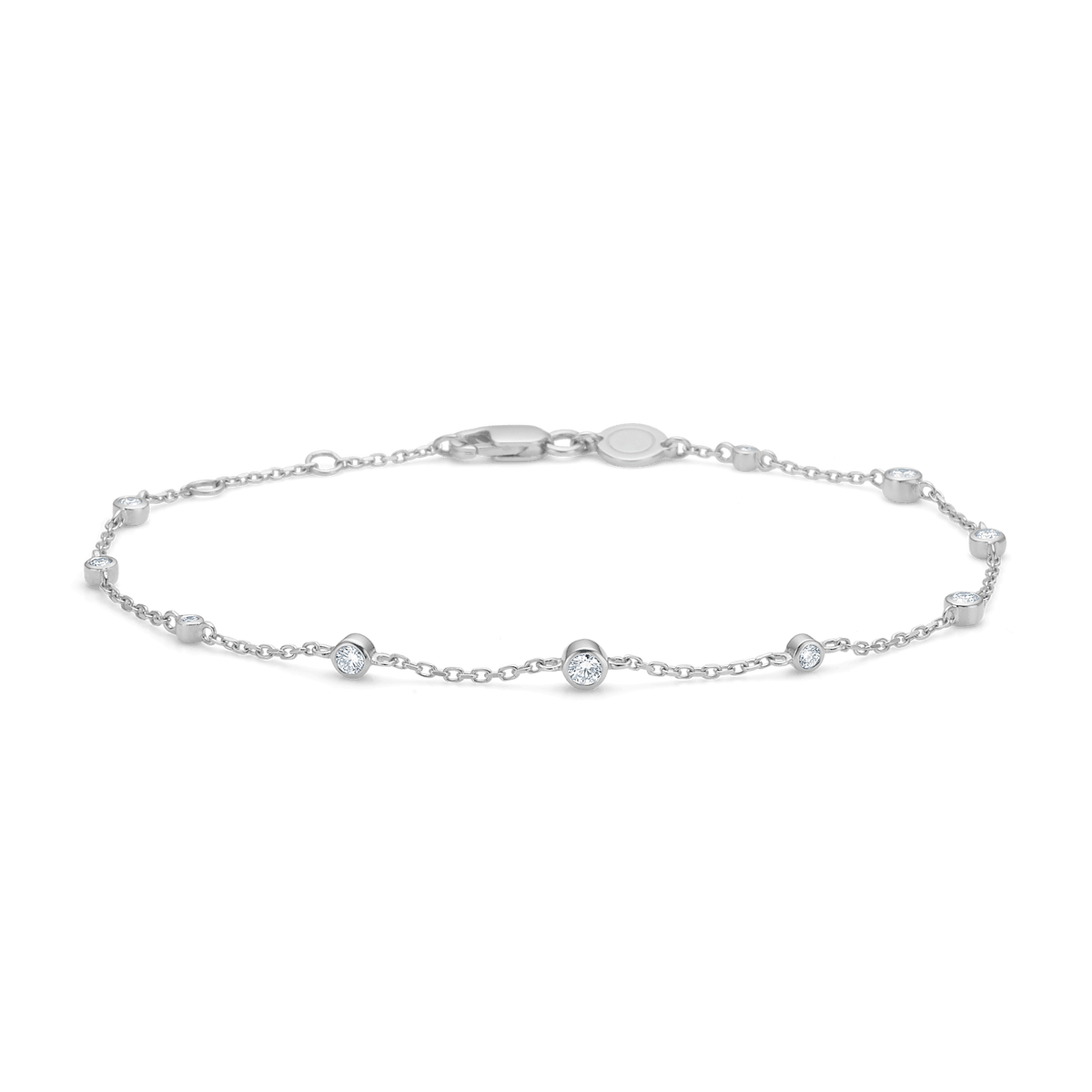 Mads Z Endless Allure Sølv Armbånd med Hvid Topas – 2156147