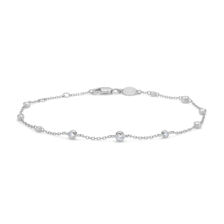 Mads Z Endless Allure Sølv Armbånd med Hvid Topas – 2156147