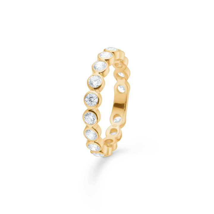 Mads Z Eterna 8kt Guld Ring med Zirkonia – 3347072-001