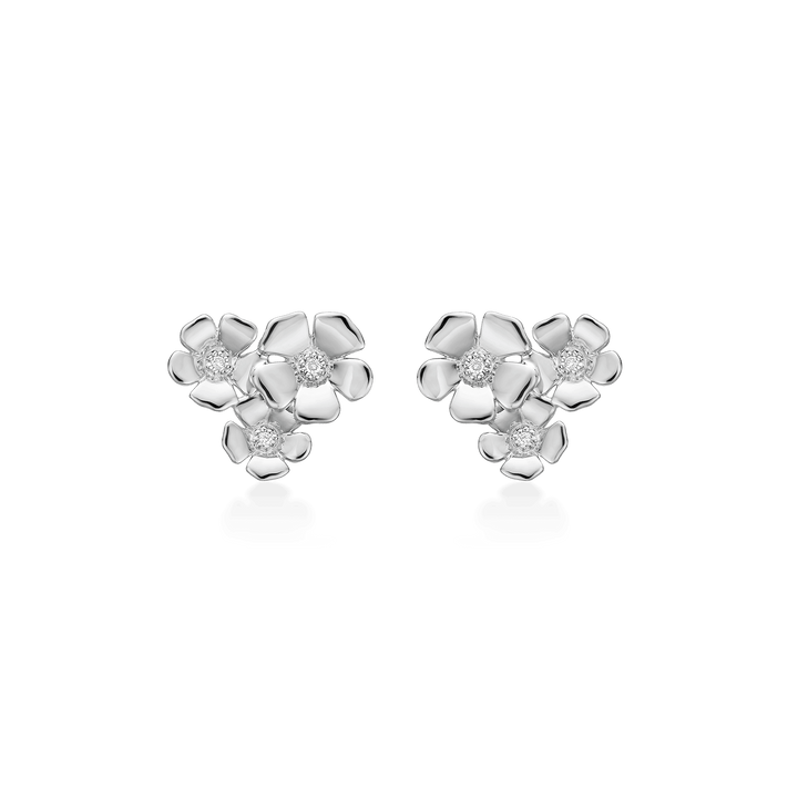 Mads Z Fleur Sølv Ørestikker Med 3 Blomster – 2116109