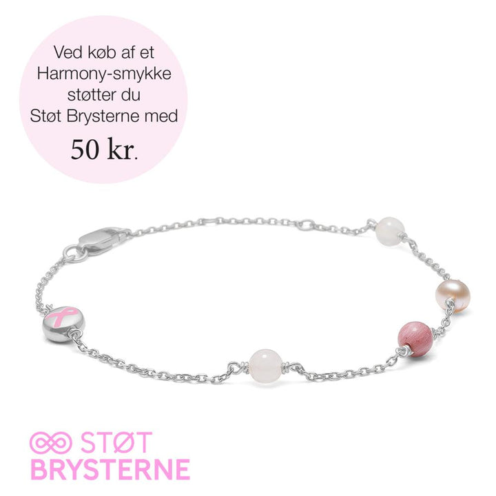 Mads Z HARMONY sølv armbånd - Støt Brysterne – 2156200