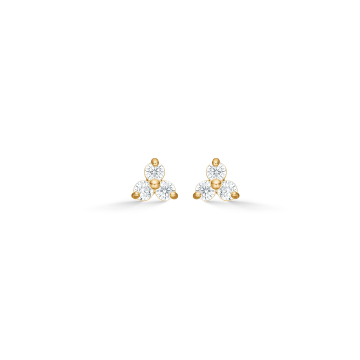 Mads Z Ines Guld Ørestikker m. Zirkonia – 3317044