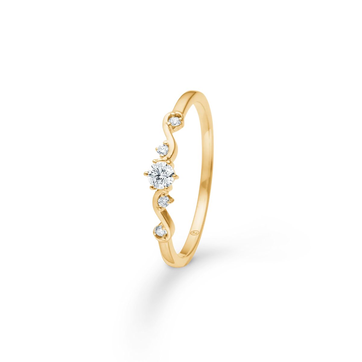 Mads Z Isaline 14kt Guld Ring 0.13ct W.Si – 1541190-001