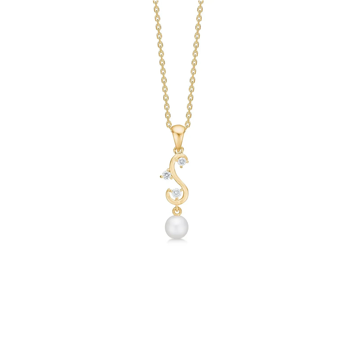 Mads Z Isaline 14kt Guld Vedhæng 0.08ct W/Si – 1533190