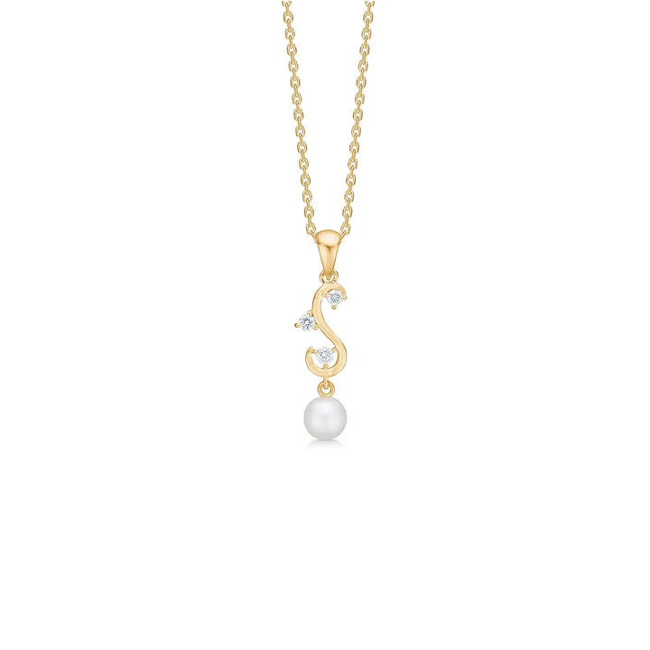 Mads Z Isaline 14kt Guld Vedhæng 0.08ct W/Si – 1533190