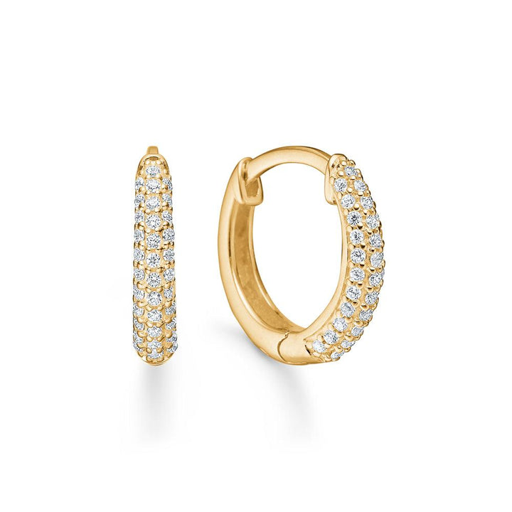Mads Z La Boheme 8kt Guld Creol m. Zirkonia – 3317030