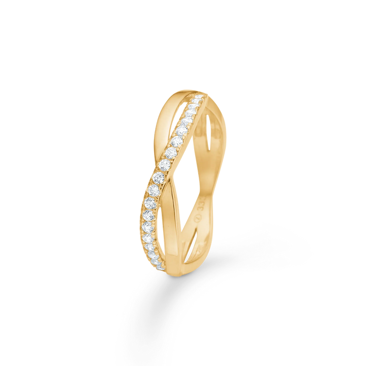 Mads Z Liv 8kt Guld Ring m. Zirkonia – 3347039-001