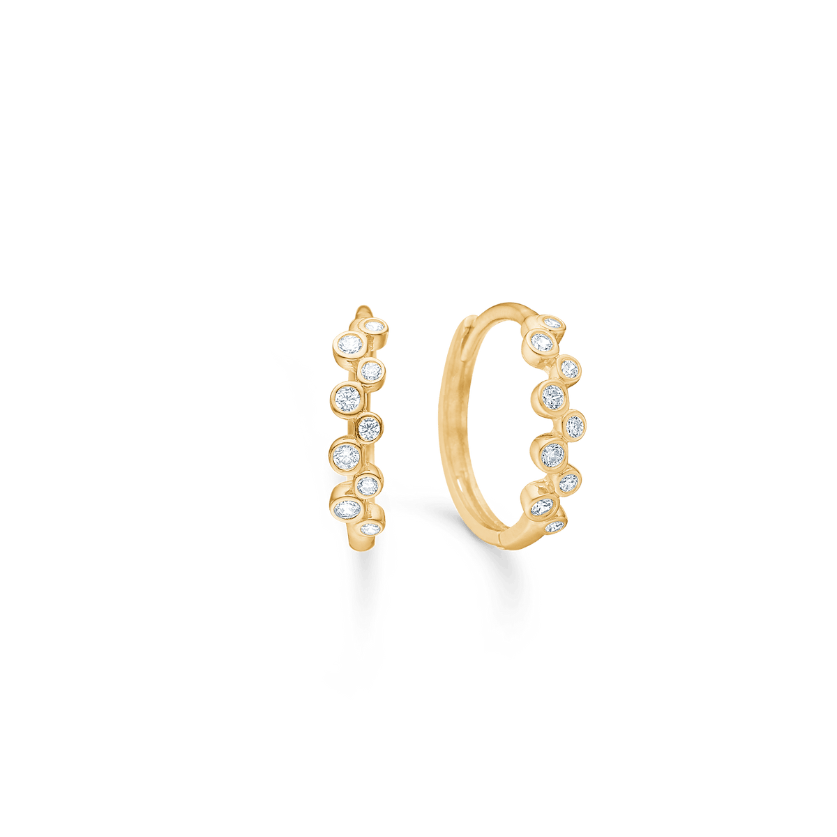 Mads Z Lucy Ring i 8 Karat Guld med 9 Zirkonia – 3317035