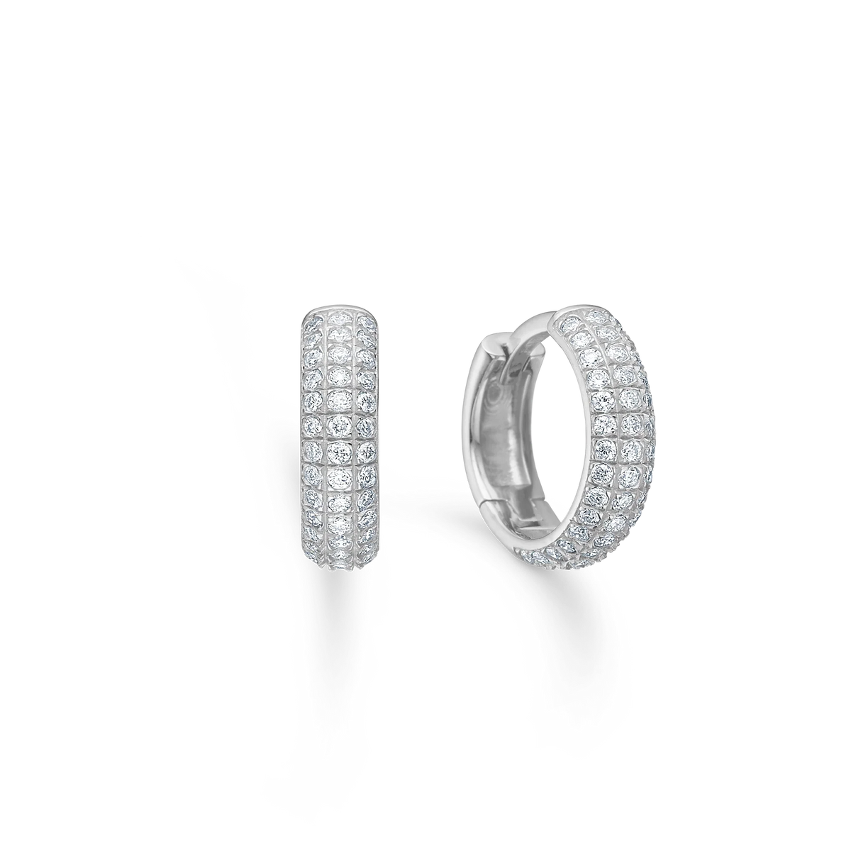 Mads Z Lunette 11mm. Sølv Creoler m. Topas – 2116135