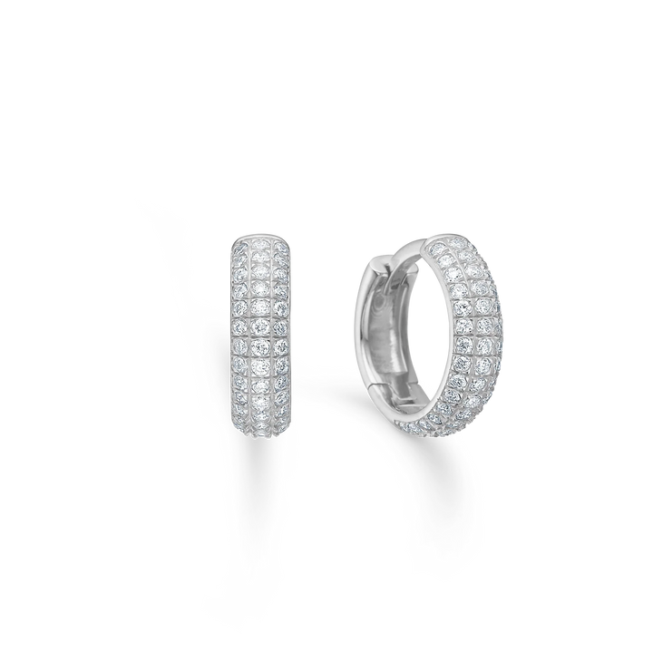 Mads Z Lunette 11mm. Sølv Creoler m. Topas – 2116135