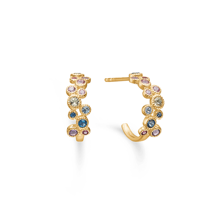 Mads Z Luxury Rainbow Petite Creol 14kt Guld – 1514067