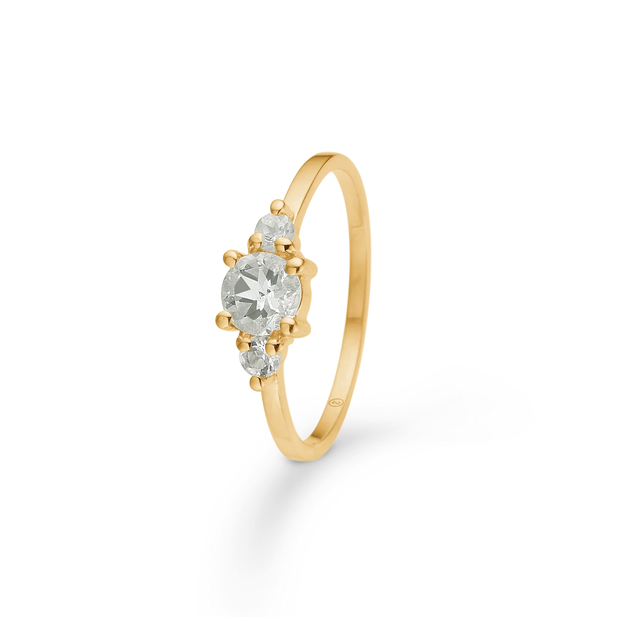 Mads Z Nia 8kt Guld Ring Med Grøn Ametyst – 3346010-001