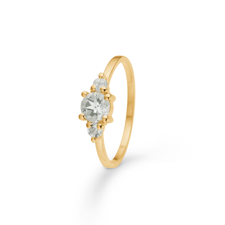 Mads Z Nia 8kt Guld Ring Med Grøn Ametyst – 3346010-001