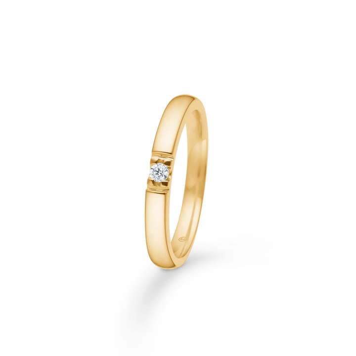 Mads Z Ophelia 14kt Guld Ring m. 1 Diamant – produktbillede 2