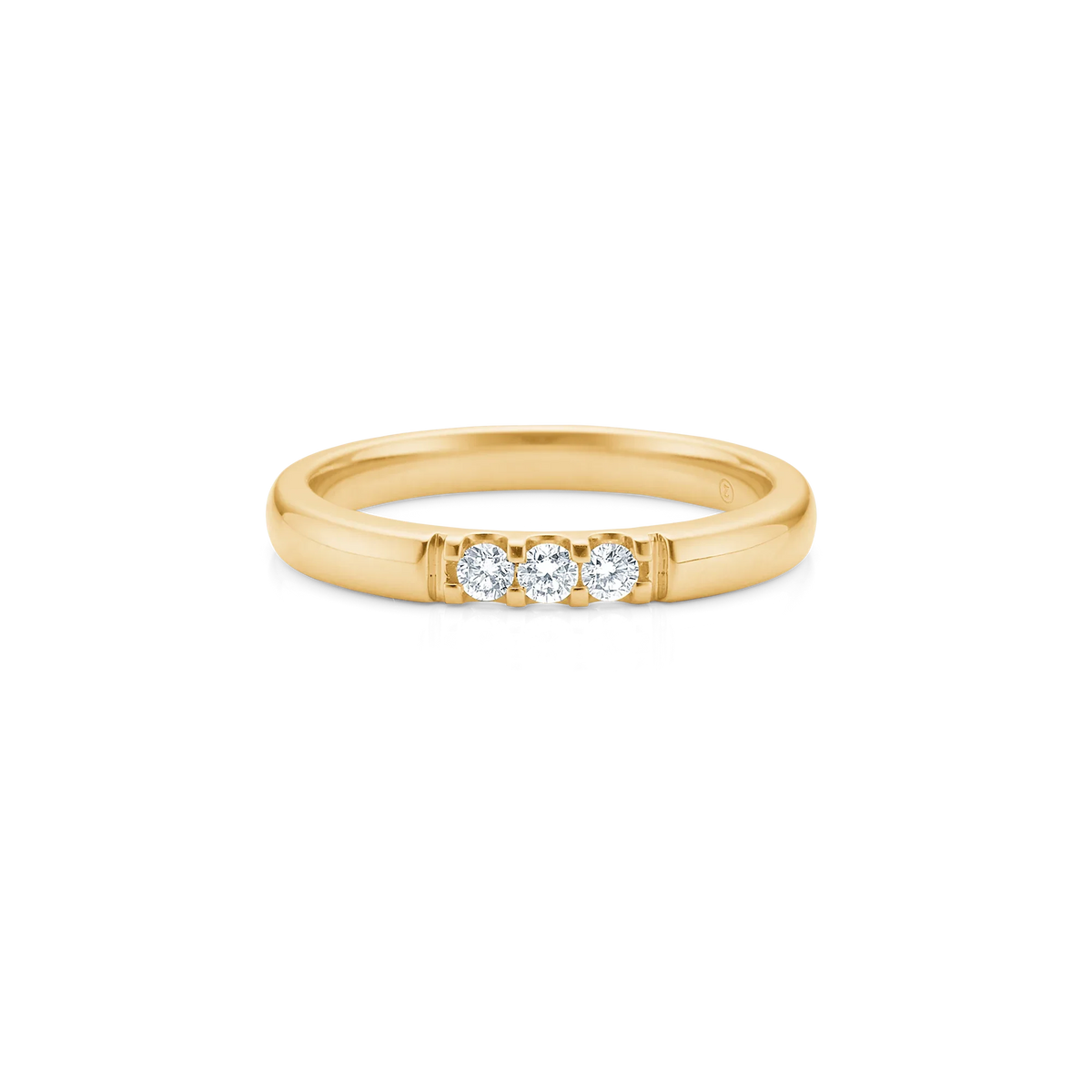 Mads Z Ophelia 14kt Guld Ring m. 3 Diamanter – 1541583-001
