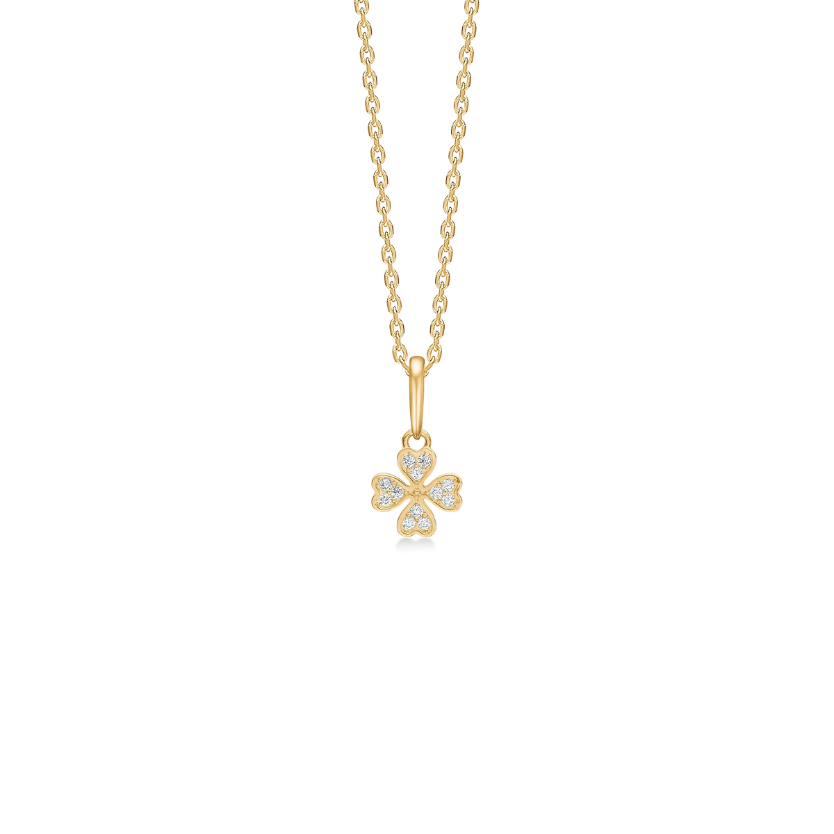 Mads Z Petite Clover Vedhæng i 8kt Guld – 3337014