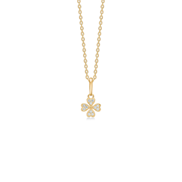 Mads Z Petite Clover Vedhæng i 8kt Guld – 3337014