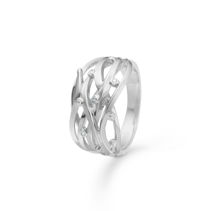 Mads Z Reef Sølv Ring med Zirkonia – 3147024-001