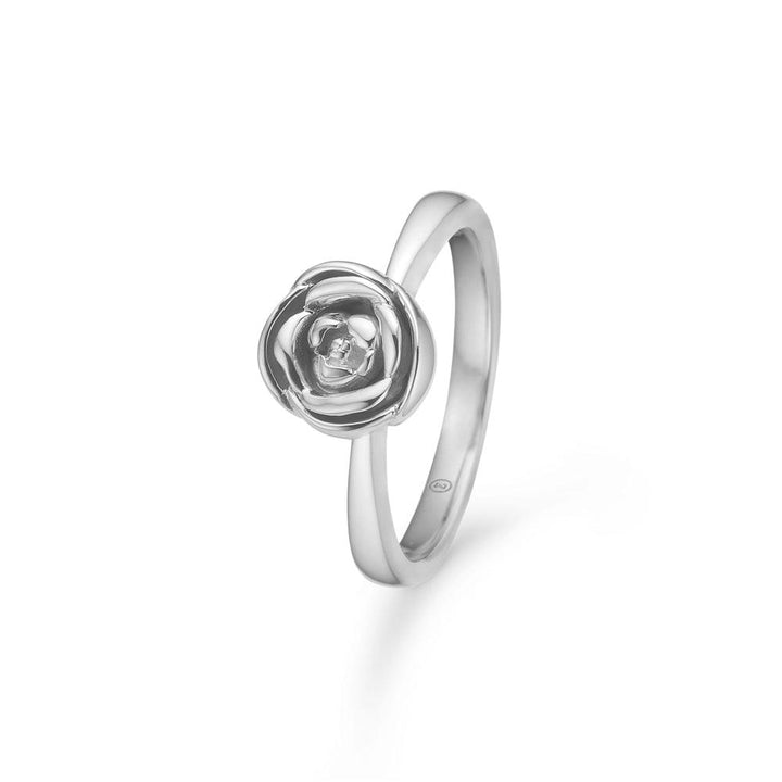 Mads Z Sølv Rosalie Ring m. Lille Rose – 2140156-001